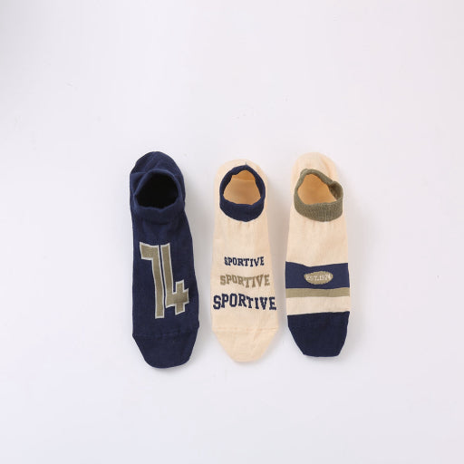 Calcetines invisibles de moda para hombre inglés.