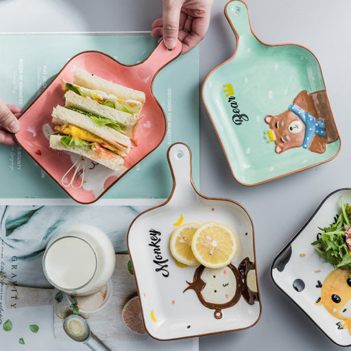 Sartén para conejos rectangular con un solo mango, 9 pulgadas