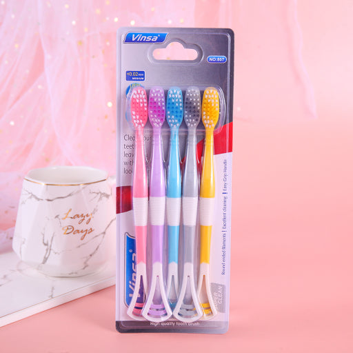 Cepillo de dientes de cerdas suaves sirena (5)