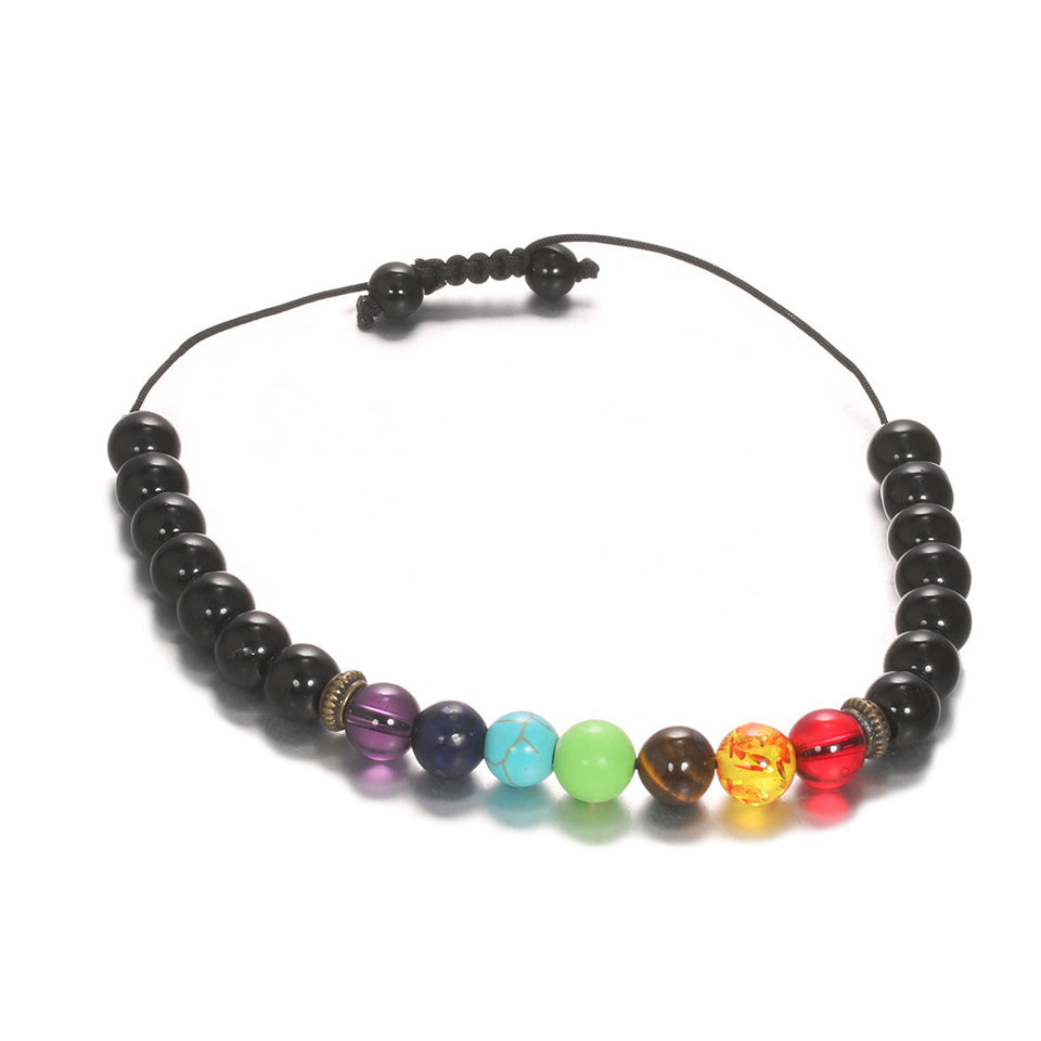 Pulsera de piedras con chakras