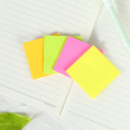 notas adhesivas color caramelo