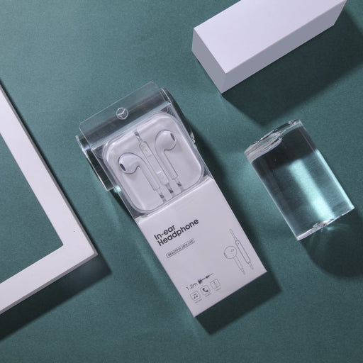 Auriculares coloridos (blancos)