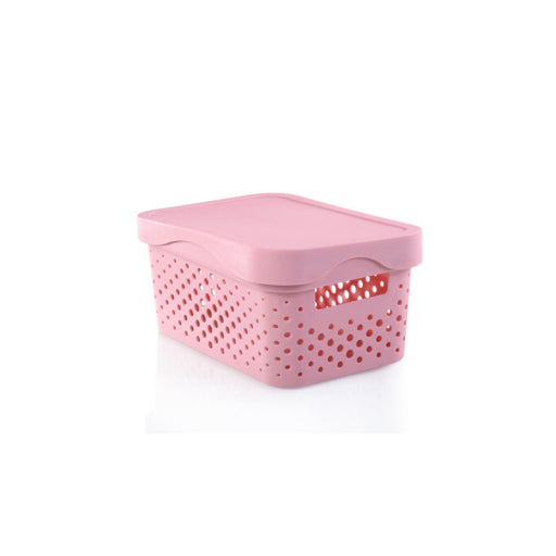 Caja de plástico con tapa