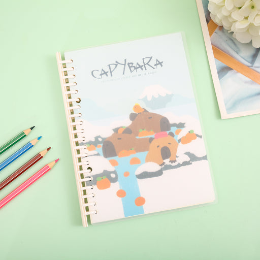 Cuaderno de espiral A5 capibara