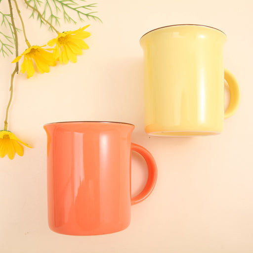 Taza de cerámica de varios colores Morandi.