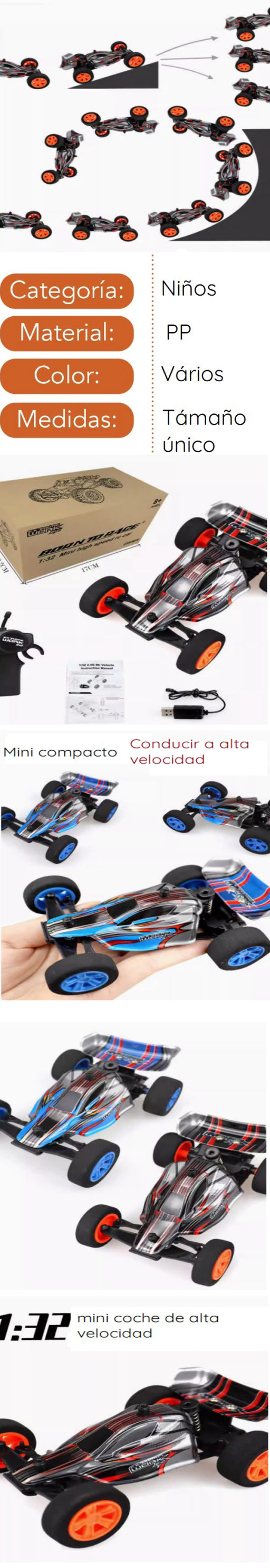 Mini coche todoterreno a control remoto