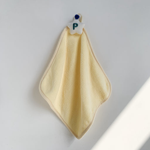 Toalla de mano con bordado de letras