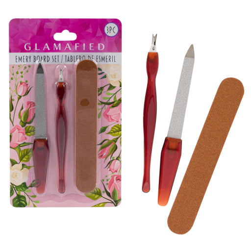 Juego De Cuidado De Uñas De 3 Piezas.
