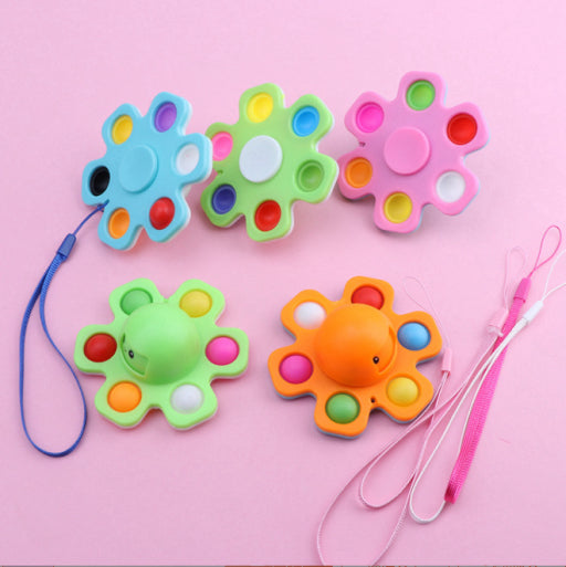 Spinner de pulpo azul