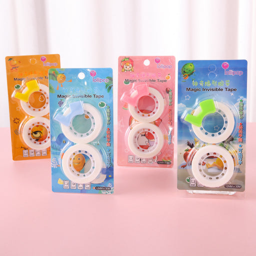 Combinación cinta invisible mas máquina cortadora