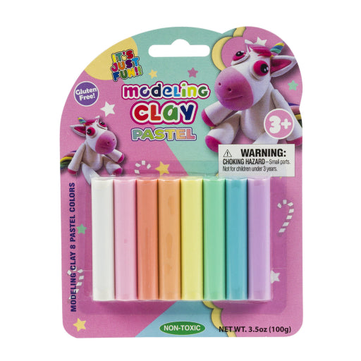 Juego De Arcilla Para Modelar En Colores Pastel De 8 Piezas