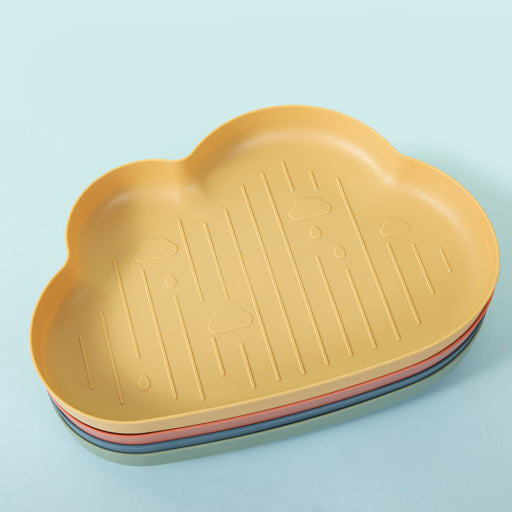 Plato de fruta nube de colores mixtos
