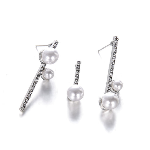 Set de aretes con perla