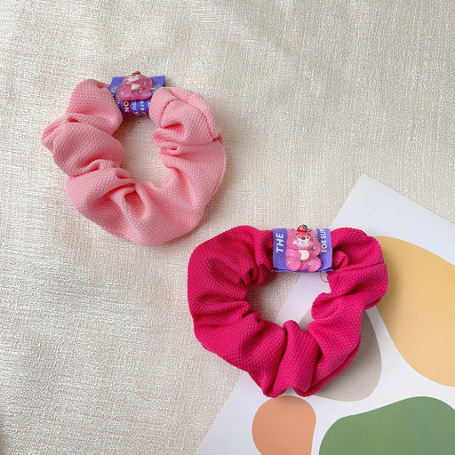 Cinta para El Pelo De Tela Oso Fresa Sentado