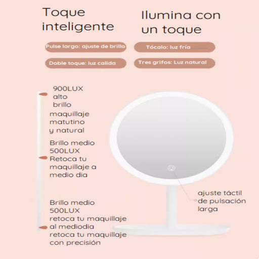 Espejo con luz