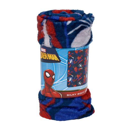 Manta De Seda Spiderman De 40"X50" Para
