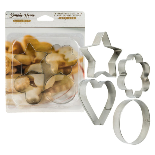Cortador De Galletas De Acero Inoxidable De 4 Piezas