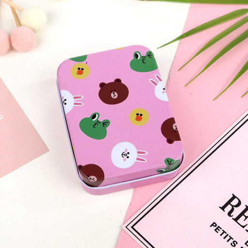 Caja de almenamiento metálica pequeña