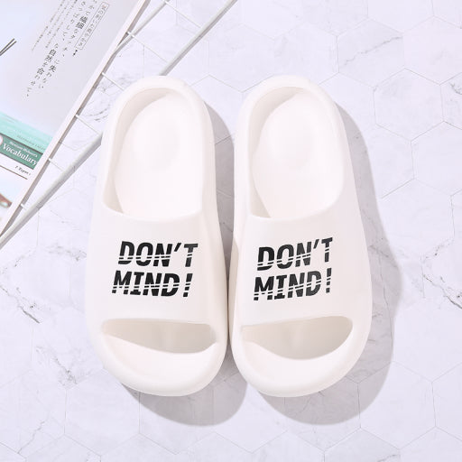 Sandalias cómodas con letras para hombre