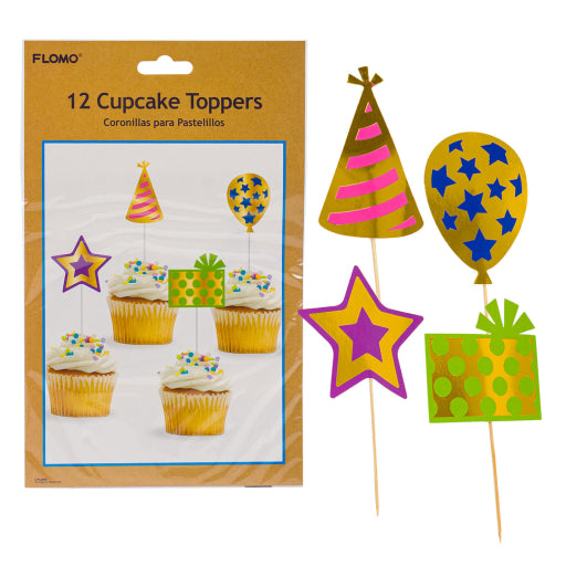 Adorno Para Tarta Flomo De 12 Piezas