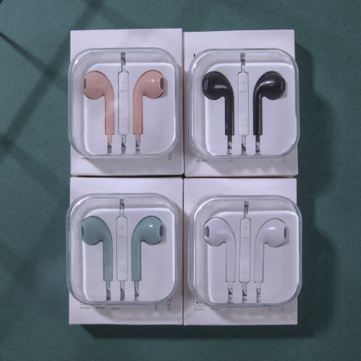 Auriculares coloridos (blancos)