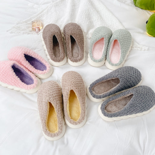 Pantuflas de algodón para hombre Cloud Pineapple Velvet (Gris)