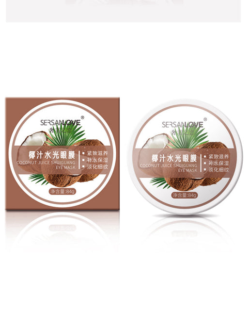 Mascarilla de coco para ojos