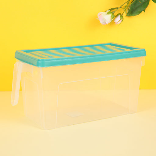 Caja de almacenamiento de refrigerador rectangular
