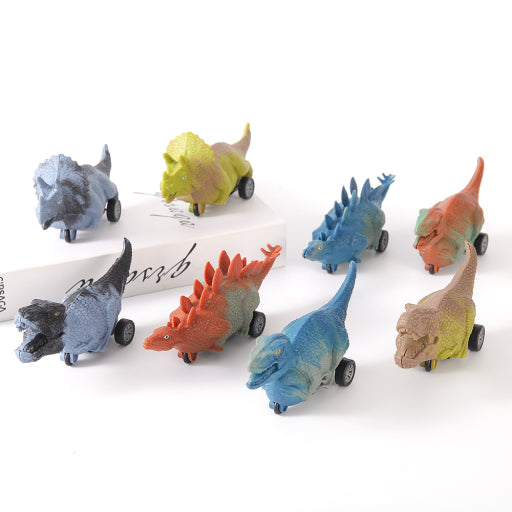 Pequeño mundo de dinosaurios multicolor
