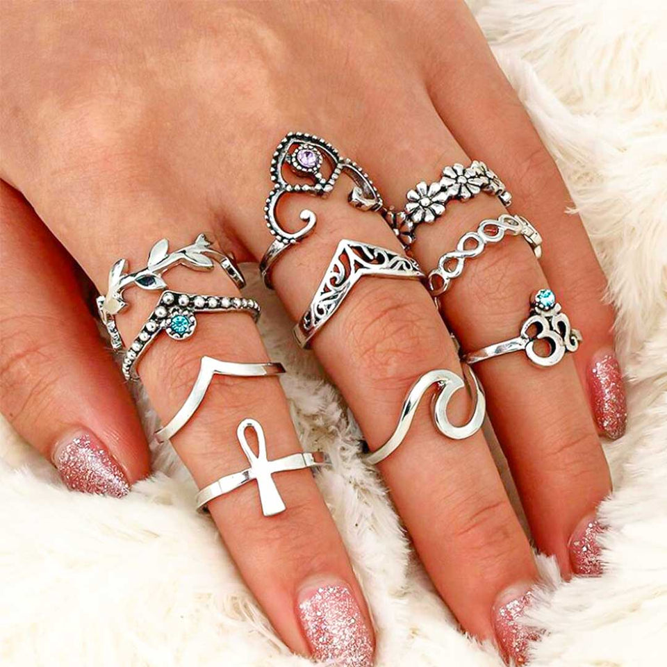 Bonita colección de anillos para dama