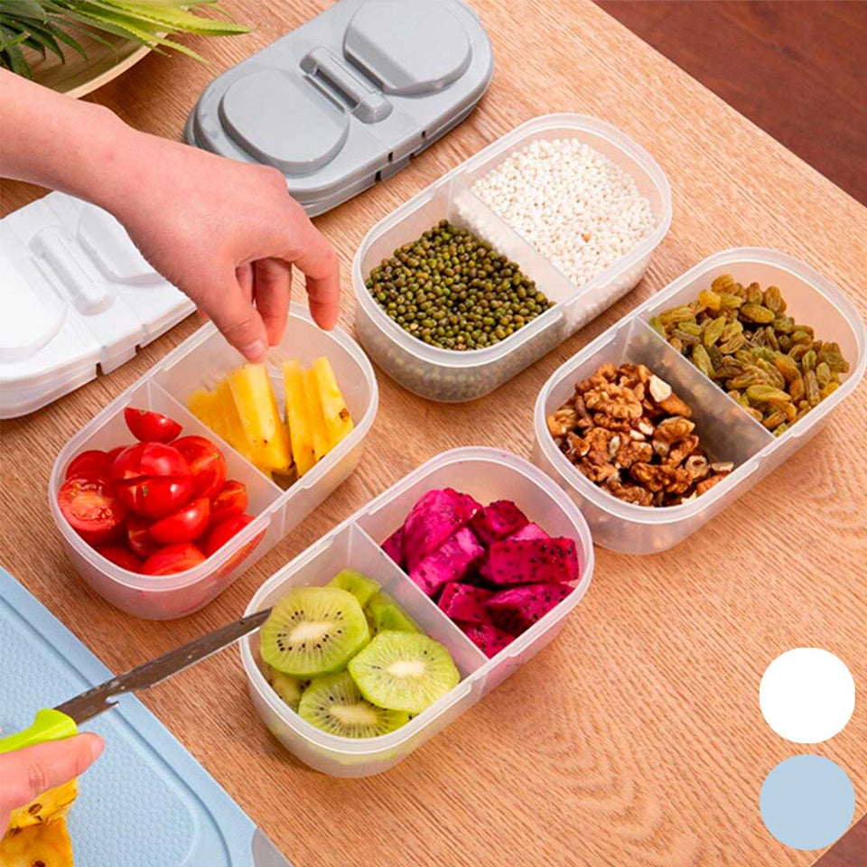 Contenedor de alimentos con división