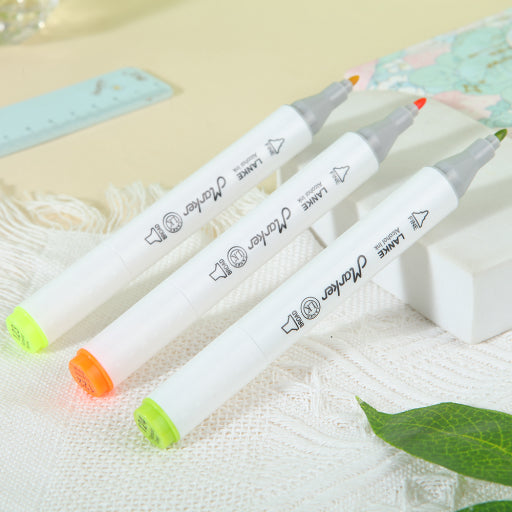 Rotulador de doble cabeza de 6 colores