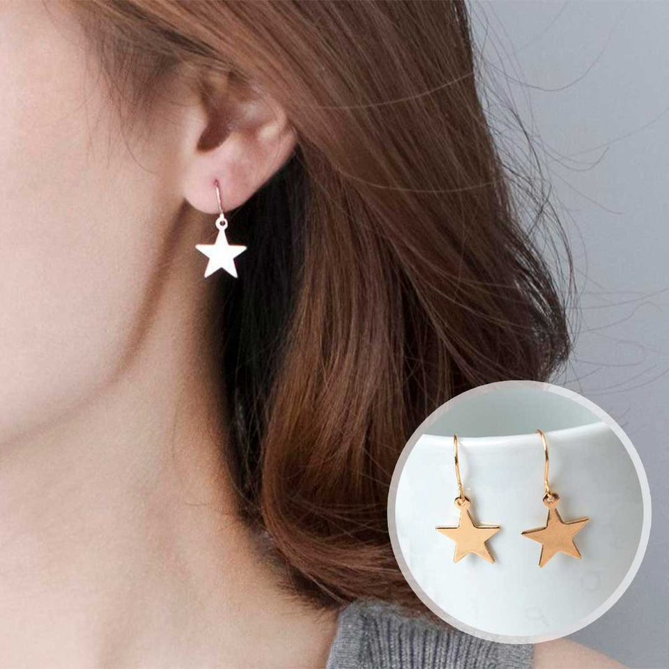 Lindos aretes de estrella
