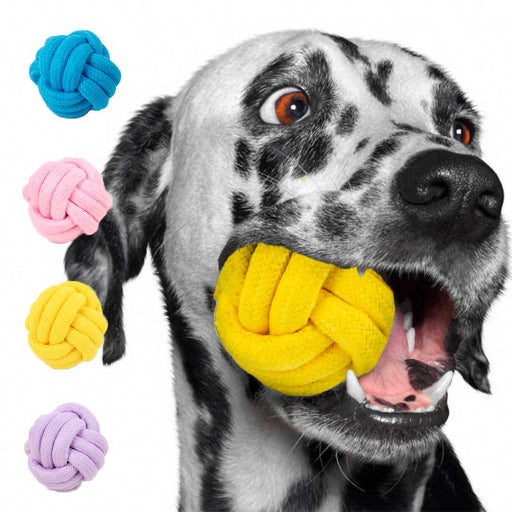 Divertida pelota de cuerda para mascotas-Pack 2