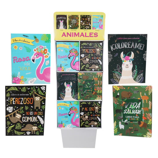 Libro Para Colorear De Animales En Español De 32 Páginas