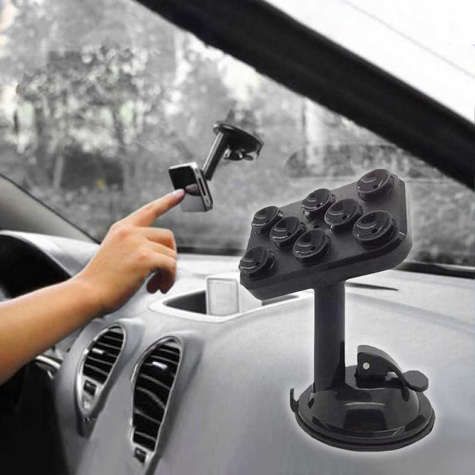 Poderoso soporte para celular con ventosas para auto