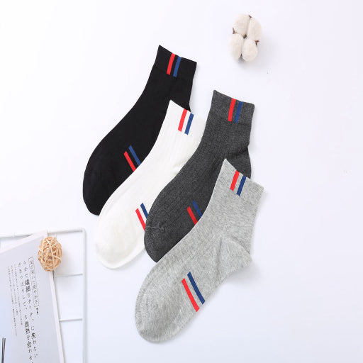 Calcetines bajos de hombre a rayas británicas