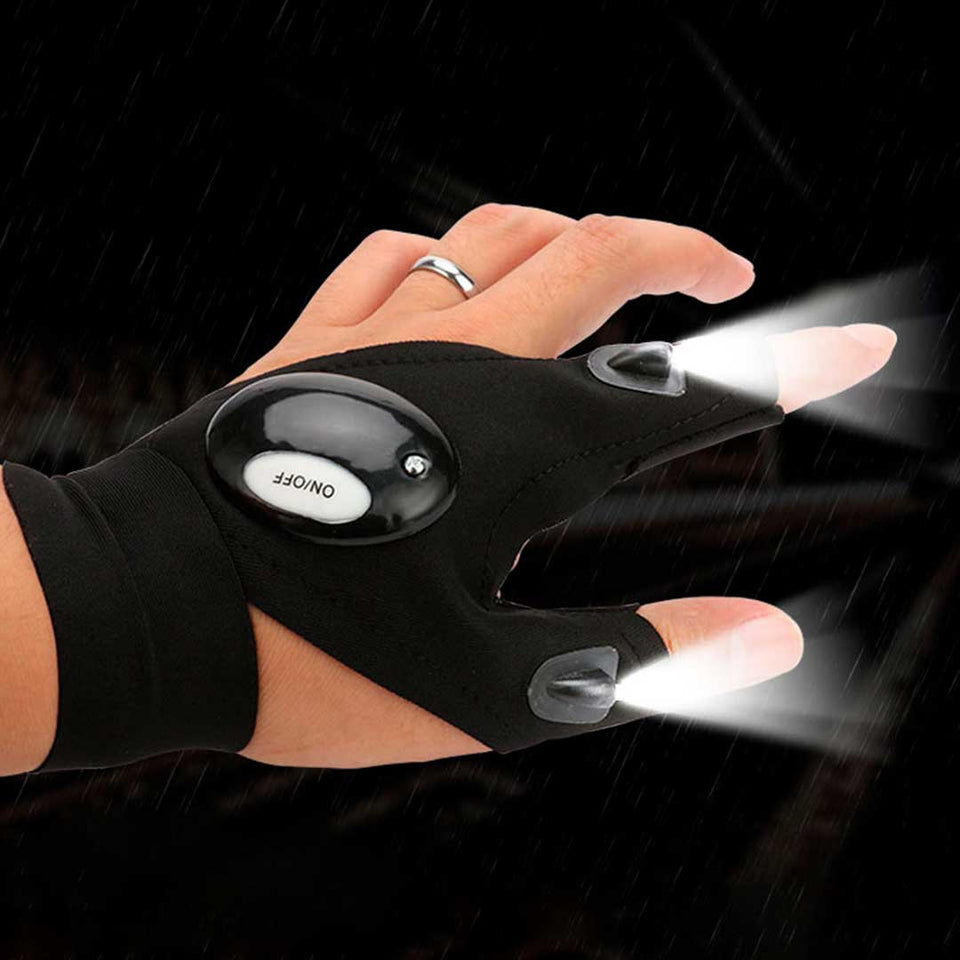 Guante con luz multiusos