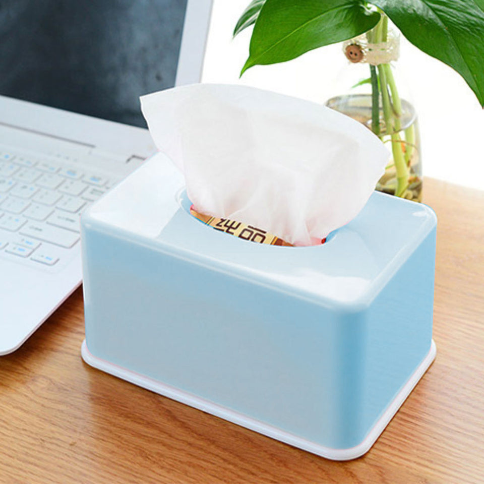 Dispensador de pañuelos desechables para escritorio