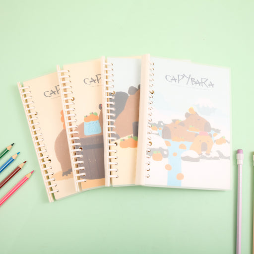 Cuaderno de espiral A5 capibara
