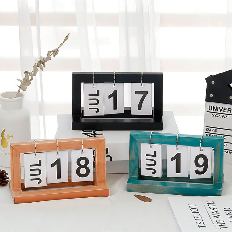 Calendario de madera