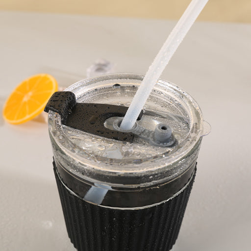 Juego de vasos blanco y negro (350ml)