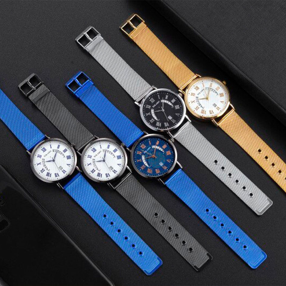 Reloj Analógico de Lujo de Pulsera