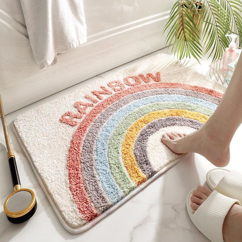 Alfombra de Arcoiris para Baño