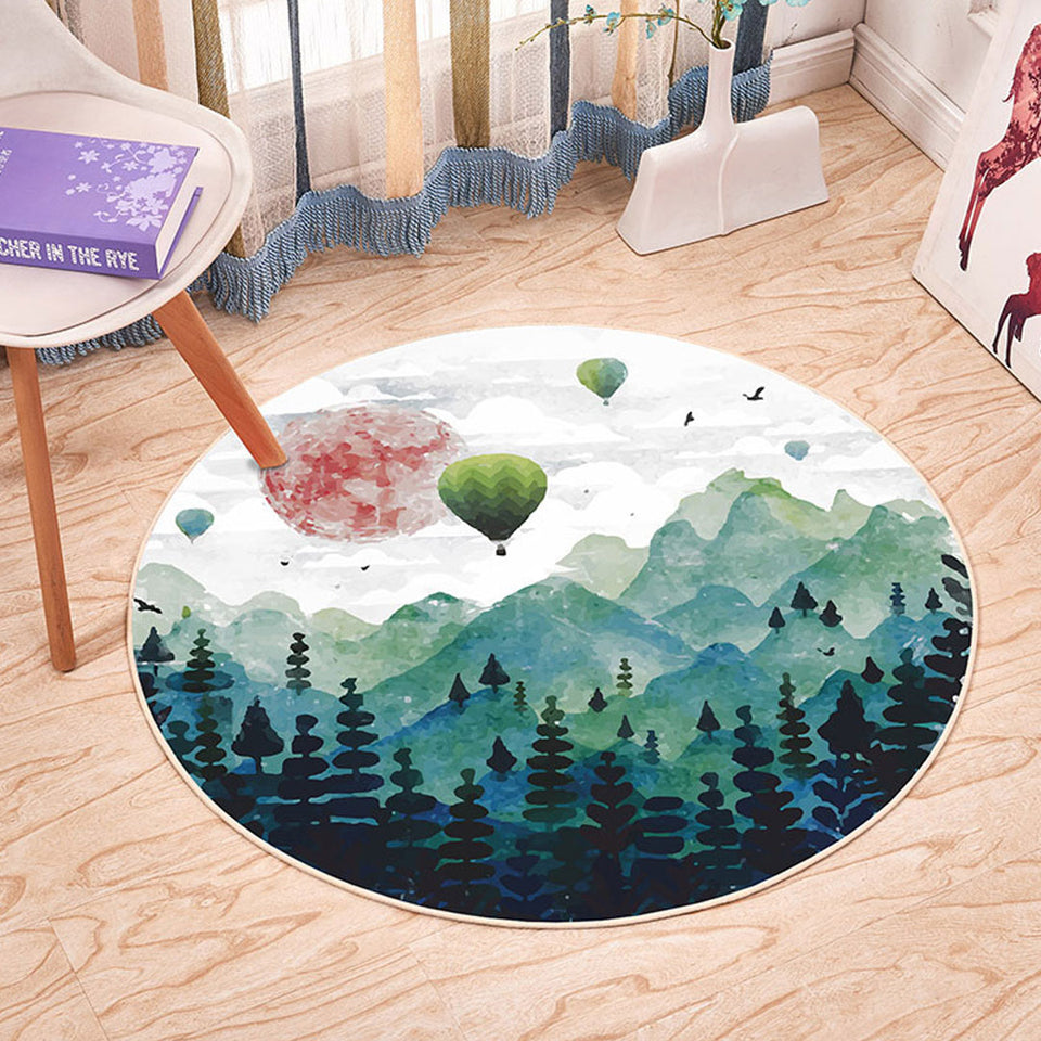 Tapete Circular de Bosque