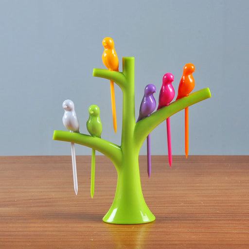 Palillos en forma de pajaros