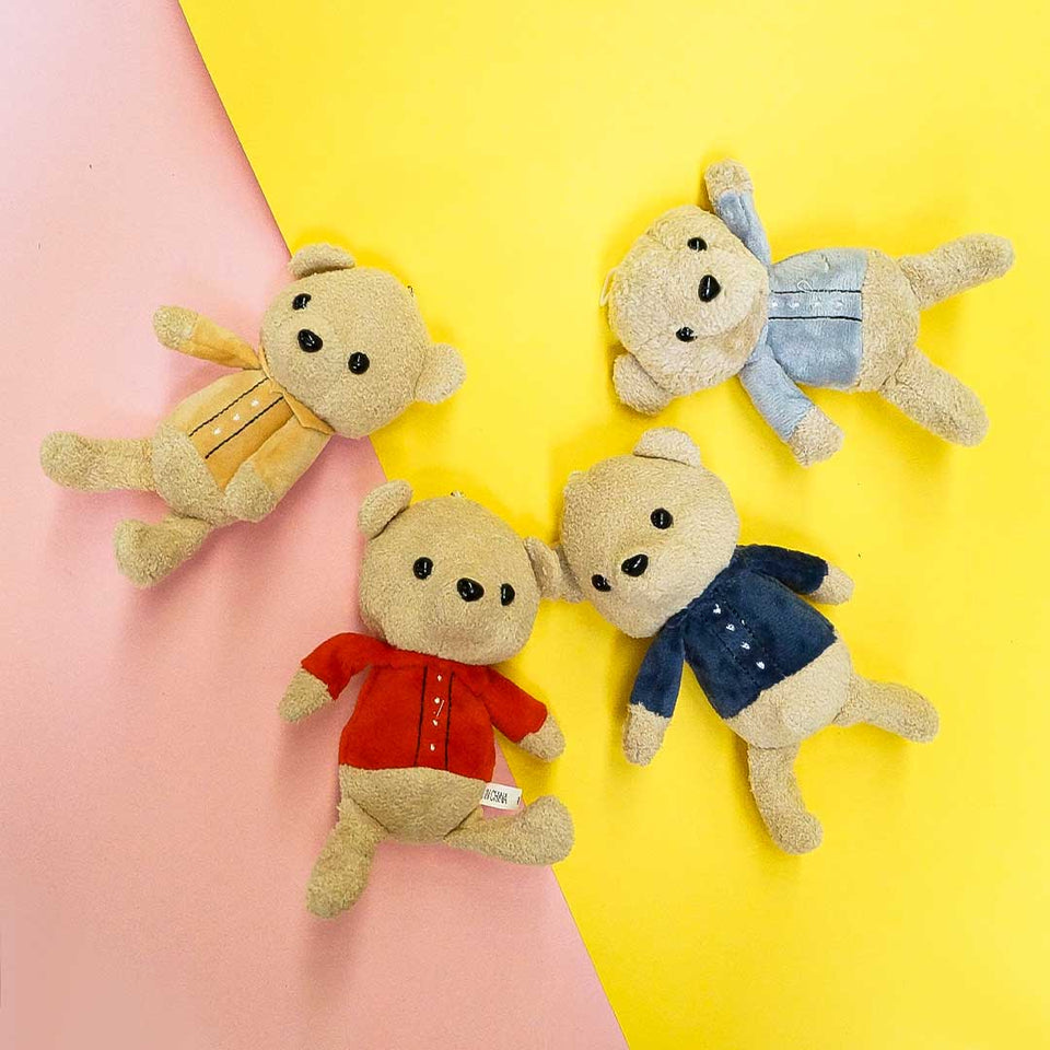 Llavero de oso con playera