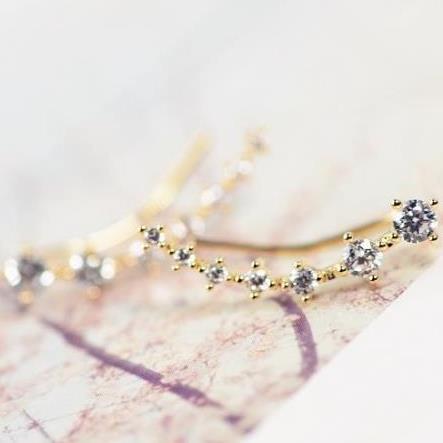 Juego de aretes de guia de brillos