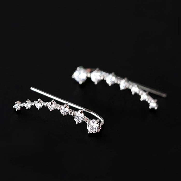 Juego de aretes de guia de brillos