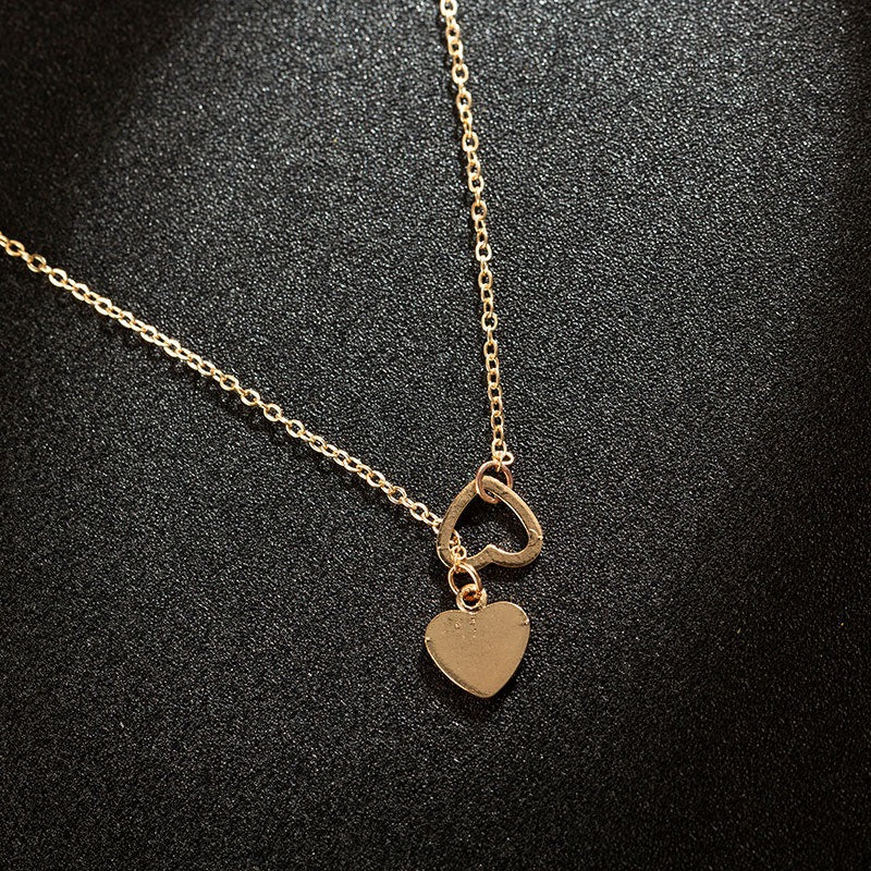 Elegante collar de corazón